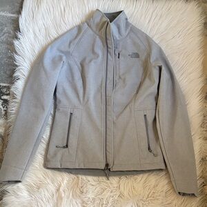 The North Face Light Gray Windfall Jacket
